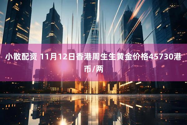 小散配资 11月12日香港周生生黄金价格45730港币/两